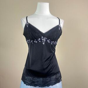 Triumph Whimsigoth Floral Lacy Tank Top